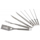 Accessoires barbecue Cookin Garden set de 6 accessoires inox pour plancha