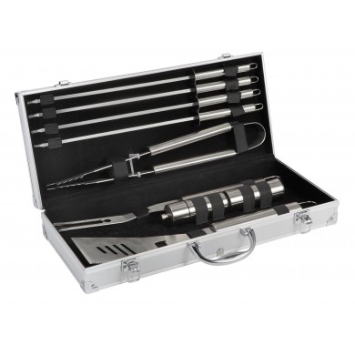 Accessoires barbecue Cookingarden set de 9 accessoires inox pour plancha