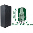 Housse barbecue b&eacute;ton hauteur 253 cm 128 x 80 cm Nature