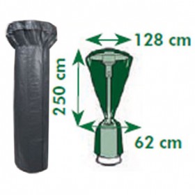 Housse Barbecue : Housse parasol chauffant hauteur 250 cm diam&egrave;tre 128 cm Nature