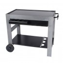 Desserte Perla Somagic chariot bois avec plateau 87 x 47 cm