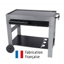 Desserte Perla Somagic chariot bois avec plateau 87 x 47 cm