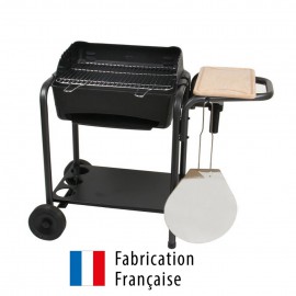 Barbecue Roma Somagic avec four charbon de bois cuve fonte 6 à 12 personnes