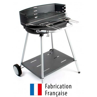 Barbecue charbon de bois Kos Somagic cuve fonte 52x37.5cm