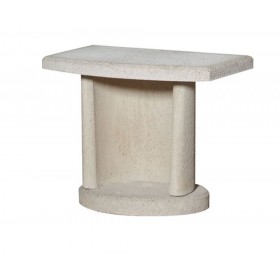 Accessoires Buschbeck : Table pour Barbecue  Buschbeck finition quartz blanc