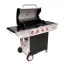 Barbecue &agrave; gaz MANHATTAN 400GPI Somagic 343219GPI grill et plancha