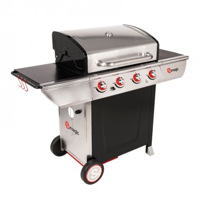 Barbecue à gaz MANHATTAN 400GPI Somagic 343219GPI grill et plancha
