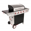 Barbecue &agrave; gaz MANHATTAN 400GPI Somagic 343219GPI grill et plancha