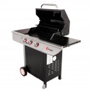 Barbecue &agrave; gaz MANHATTAN 400GPI Somagic 343219GPI grill et plancha