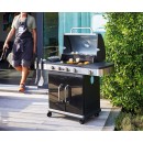 Barbecue gaz Fidgi 4 br&ucirc;leurs inox et 1 r&eacute;chaud lat&eacute;ral Cook'in garden
