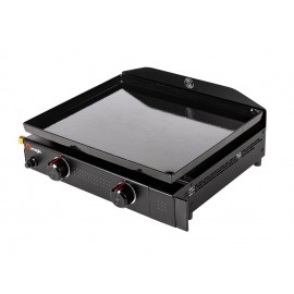Plancha gaz acier émaillé Canto 200 Somagic 6 à 12 personnes