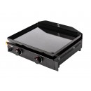 Plancha gaz acier &eacute;maill&eacute; Canto 200 Somagic 8 &agrave; 10 personnes