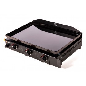 Barbecue Somagic : Plancha gaz acier &eacute;maill&eacute; Canto 300 Somagic 6 &agrave; 12 personnes