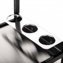 Desserte planche Megeva Somagic en acier laqu&eacute; et inoxydable