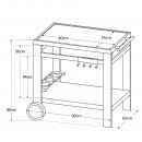 Desserte m&eacute;tal Media M Cook'in Garden WT012T