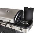 Barbecue gaz Fidgi 4 br&ucirc;leurs inox et 1 r&eacute;chaud lat&eacute;ral Cook'in garden
