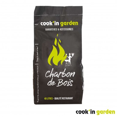 Charbon de bois 40 litres Cook'in garden