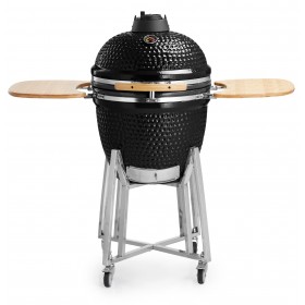 Barbecue charbon : Barbecue Kamadou Buschbeck diam 47 cm anthracite charbon de bois 6 &agrave; 12 personnes