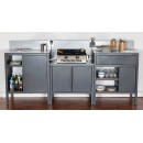 Cuisine d'ext&eacute;rieur Somagic 3 &eacute;l&eacute;ments vendue sans plancha ni accessoires