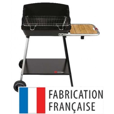 Barbecue à charbon de bois Excel Grill Somagic cuve fonte 54.5x40 cm
