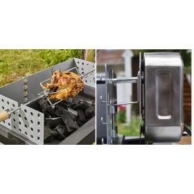 Tourne-broche avec moteur, sur secteur Cook'inGarden