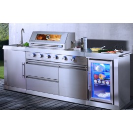 Cuisine d’été Oxford Dimensions 244 x 124 x 64 cm Buschbeck 12 à 20 personnes
