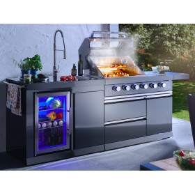 Cuisine d'&eacute;t&eacute; ext&eacute;rieur : Cuisine d&rsquo;&eacute;t&eacute; Cambridge Dimensions 262 x 119 x 60 cm Buschbeck 12 &agrave; 20 personnes