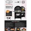 Four &agrave; pizza VULCANO 3 au gaz Vesuve