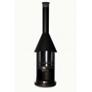 Barbecue chemin&eacute;e Auckland Buschbeck stainless steel fireplace 140160 noir
