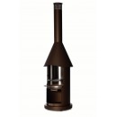 Barbecue chemin&eacute;e Auckland Buschbeck stainless steel fireplace 140023 Brun