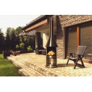 Barbecue chemin&eacute;e Auckland Buschbeck stainless steel fireplace 140030 inox bross&eacute;