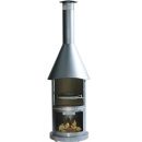 Barbecue chemin&eacute;e Auckland Buschbeck stainless steel fireplace 140016 Gris clair