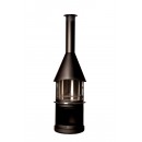 Barbecue chemin&eacute;e Sydney Buschbeck 250 cm diam 72 cm stainless steel fireplace 140306 Noir