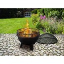 Brasero grill Ignis  diam&egrave;tre 60 x hauteur 61 cm poids 9.0 kg en acier peint en noir