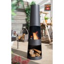 Brasero chemin&eacute;e Skyline diam&egrave;tre 36 cm hauteur 150 cm en acier poids 9.5 kg
