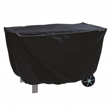 Housse en polyester noir pour barbecue Flavo 60 sur chariot AM083T