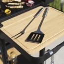 Barbecue &agrave; gaz Flavo 76 sur chariot Gardenmax Cookingarden