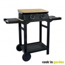 Plancha gaz Dune 60 sur chariot Cook'in Garden L 131 &times; l 60 &times; H 103cm