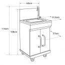 Evier pour barbecue gaz Fidgi Cook'in Garden WT031T