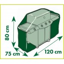Housse de protection barbecue PE 100 g/m&sup2; graphite H80 x 120 x 75 cm