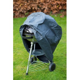Housse Barbecue : Housse barbecue rond hauteur 60 cm diam&egrave;tre 73 cm Nature