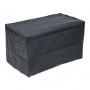 Housse de protection barbecue au gaz PE 100 g/m&sup2; graphite H90 x 165 x 63 cm