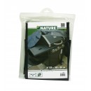 Housse de protection barbecue au gaz PE 100 g/m&sup2; graphite H125 x 180 x 80 cm Nature