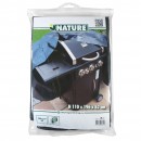 Housse de protection barbecue gaz PE 100 g/m&sup2; graphite H110 x 196 x 62 cm Nature