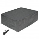 Housse de protection pour plancha PE 100 g/m&sup2; graphite H24 x 63 x 53 cm Nature