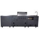 Cuisine d&rsquo;&eacute;t&eacute; Kingrange Dimensions 279 cm Buschbeck 5 br&ucirc;leurs &eacute;vier, frigo