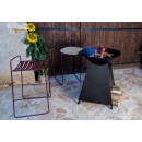 Brasero de cuisson Somagic R&eacute;f. 300907 cuve en acier ronde de 70 cm