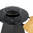 Brasero de cuisson Somagic R&eacute;f. 300907 cuve en acier ronde de 70 cm