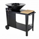 Brasero de cuisson au gaz Somagic R&eacute;f. 300807 cuve en acier ronde de 70 cm