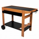 Desserte bois Savannah pour Plancha &agrave; Poser Somagic